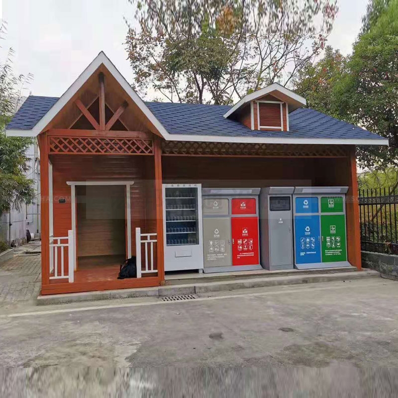 社區(qū)垃圾分類亭常用功能有哪些？可向智能化垃圾亭拓展嗎？配圖二